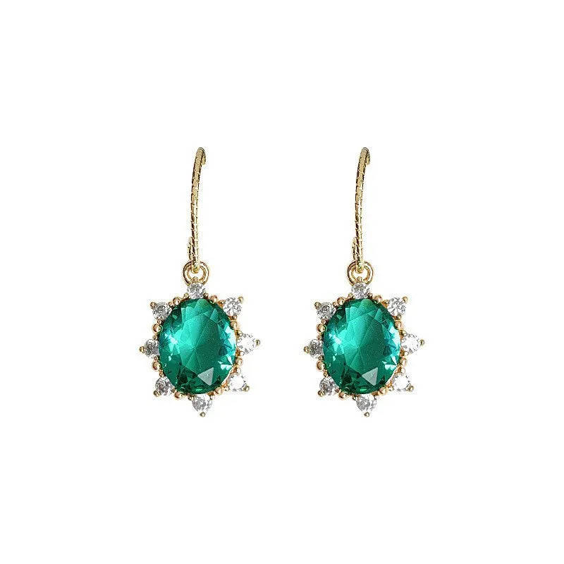 14K Luxury Geometric Earrings with Diamond Cut and Polished Craftsmanship