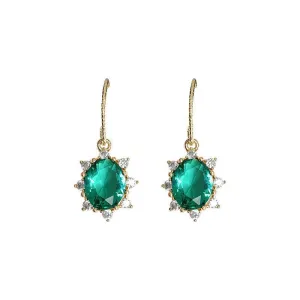 14K Luxury Geometric Earrings with Diamond Cut and Polished Craftsmanship
