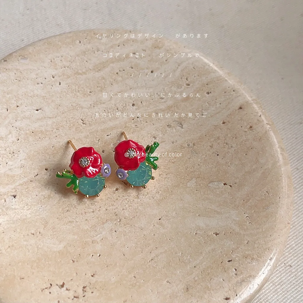14K Luxury Geometric Earrings with Diamond Cut and Polished Craftsmanship