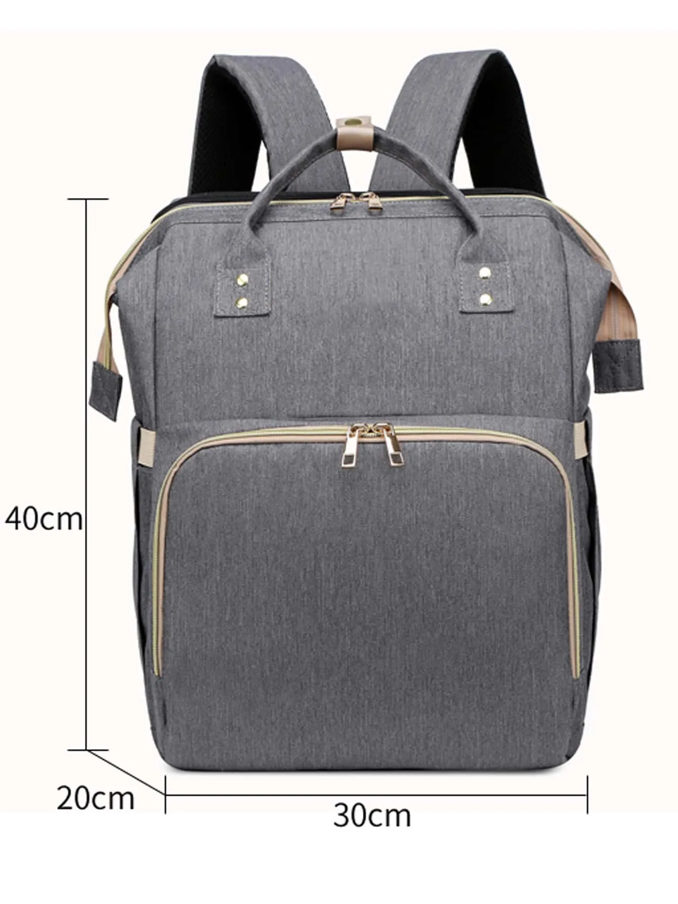 1pc Baby Foldable Bed Design Diaper Bag