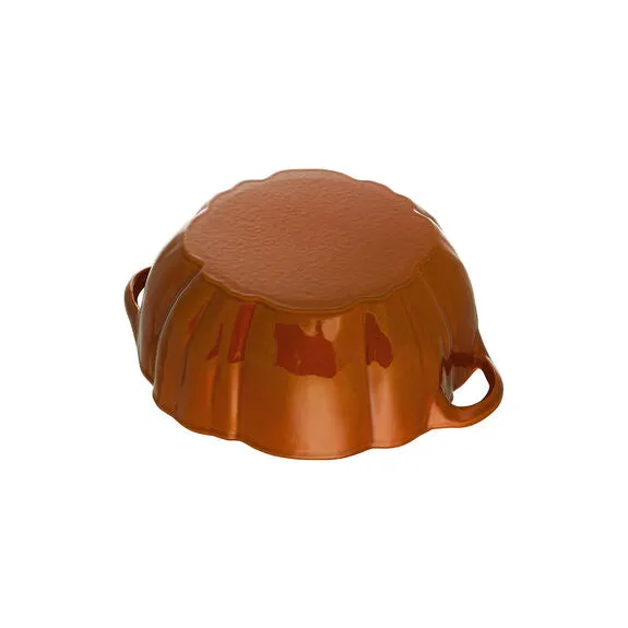 3.75 Qt Pumpkin Cocotte With Brass Knob