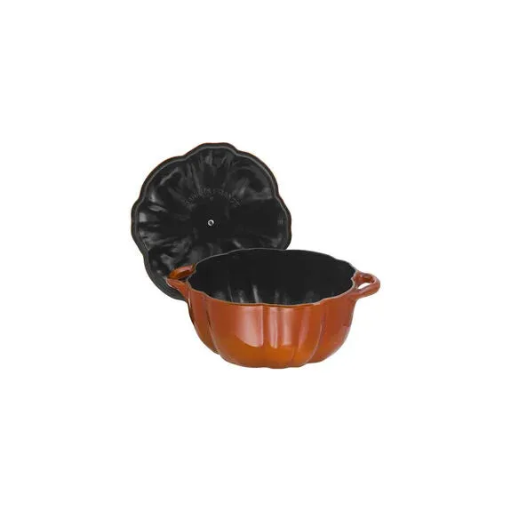3.75 Qt Pumpkin Cocotte With Brass Knob