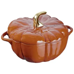 3.75 Qt Pumpkin Cocotte With Brass Knob