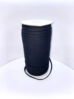 48B Black Cotton Cord