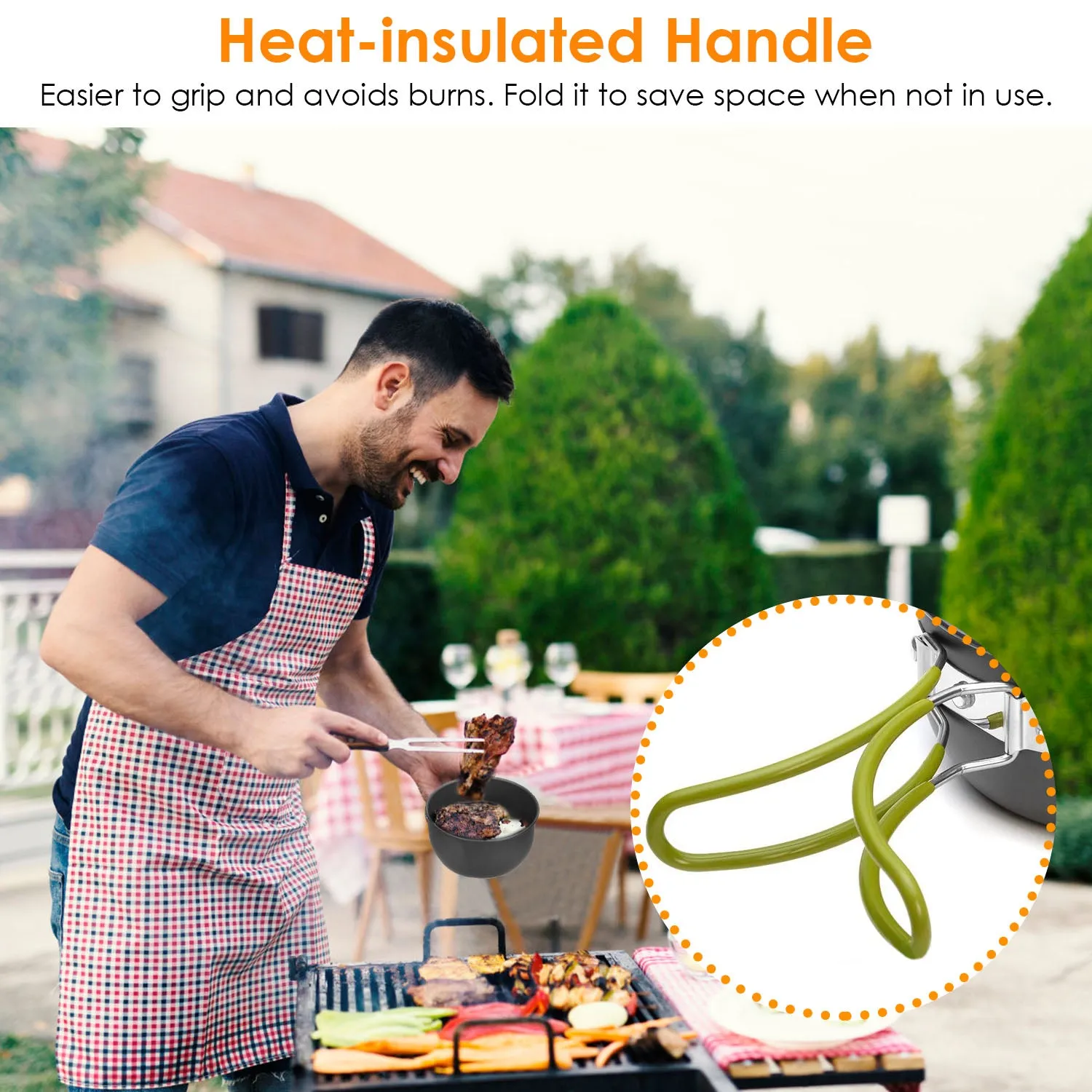 8-Piece: Camping Cooking Ware Set