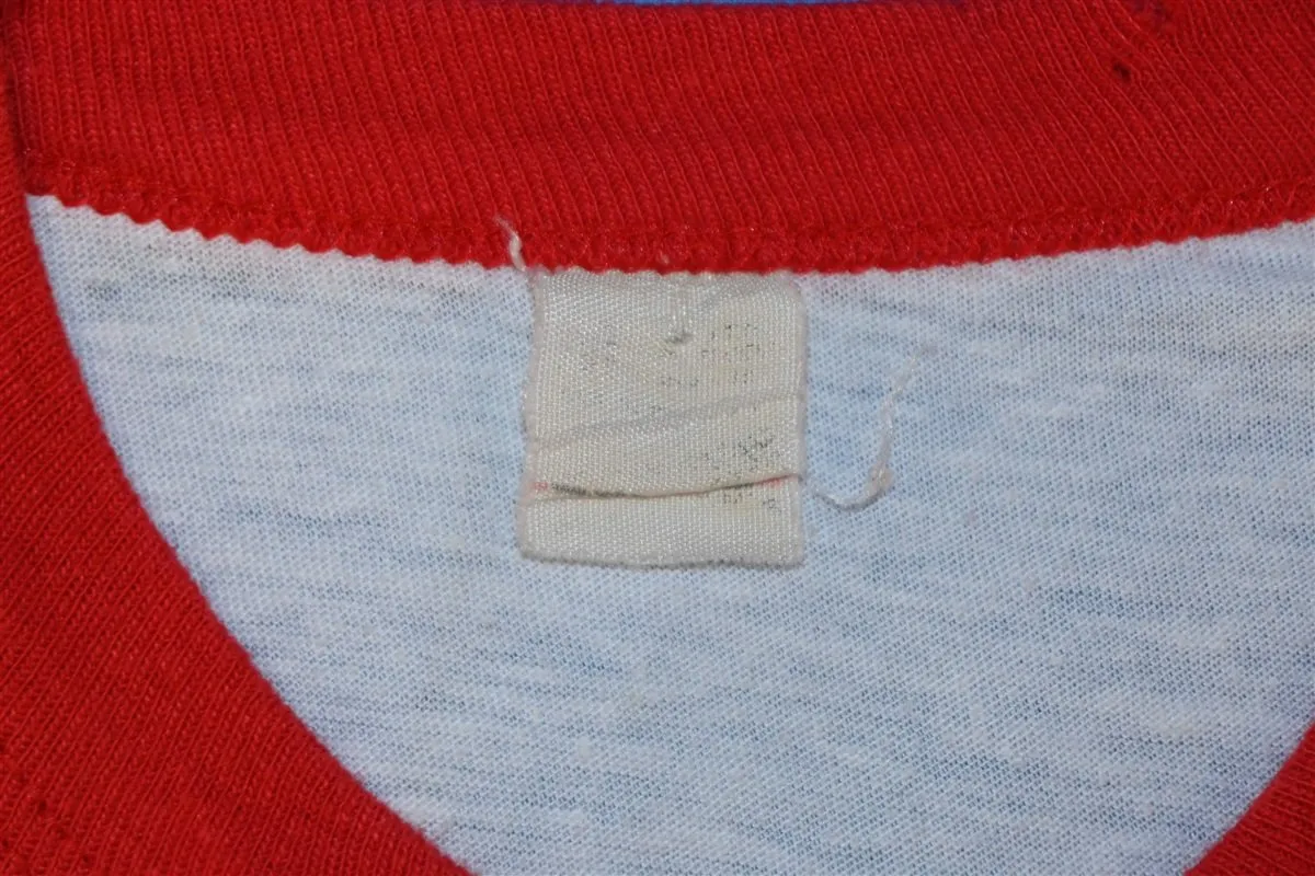 80s American Cover Up Craftsmanship Flooring Ringer t-shirt Small