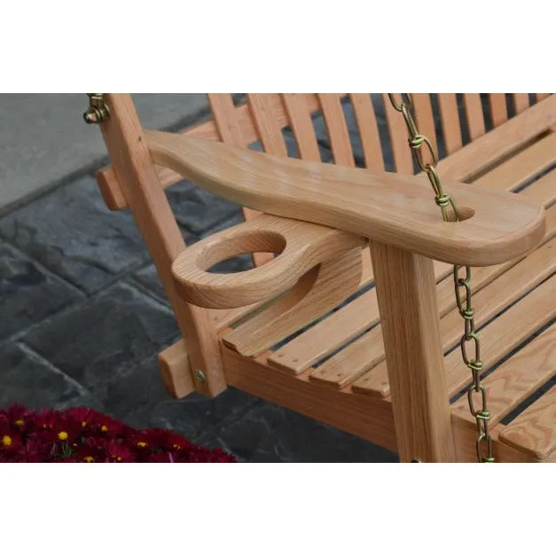 A & L Furniture Company Bent Oak Cup Holder