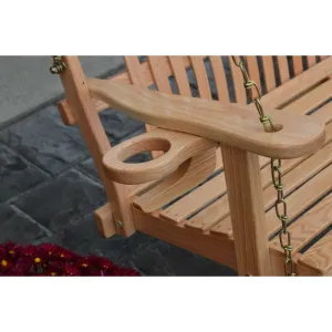 A & L Furniture Company Bent Oak Cup Holder