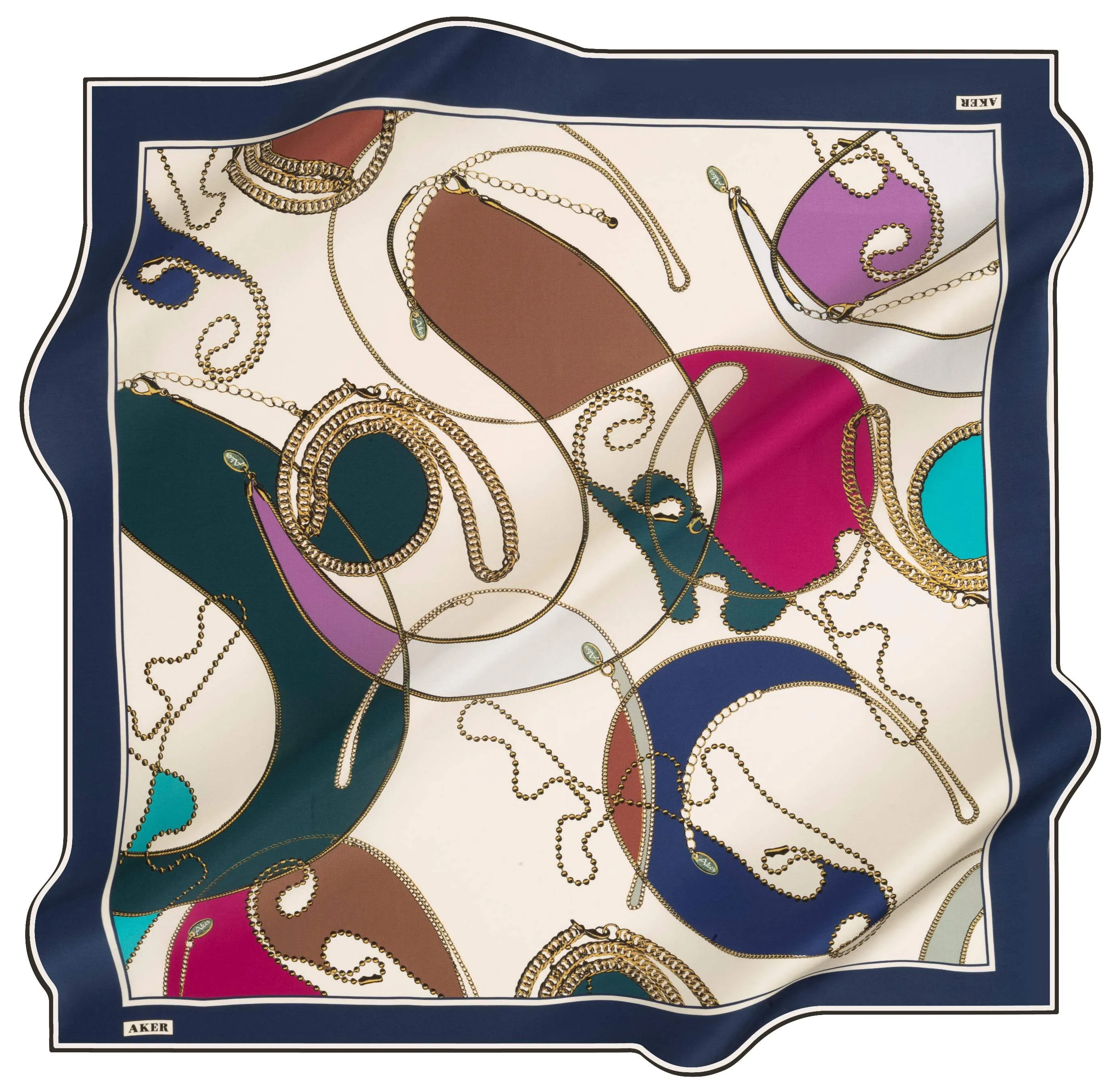 Aker Regatta Turkish Silk Scarf No. 21