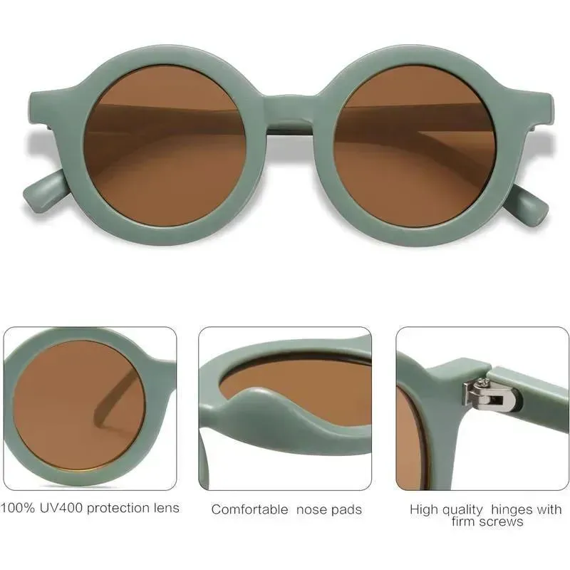 Ali Oli - SOJOS Cute Round Polarized Sunglasses, UV400 Protection, Mint