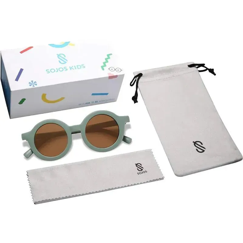 Ali Oli - SOJOS Cute Round Polarized Sunglasses, UV400 Protection, Mint