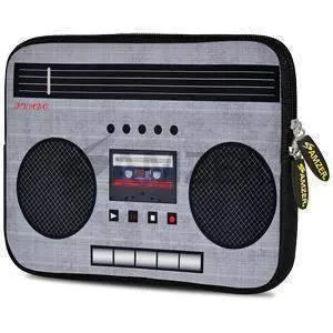 Amzer 7.75 Inch Neoprene iPad/Tablet Sleeve - Grey Trendy Player