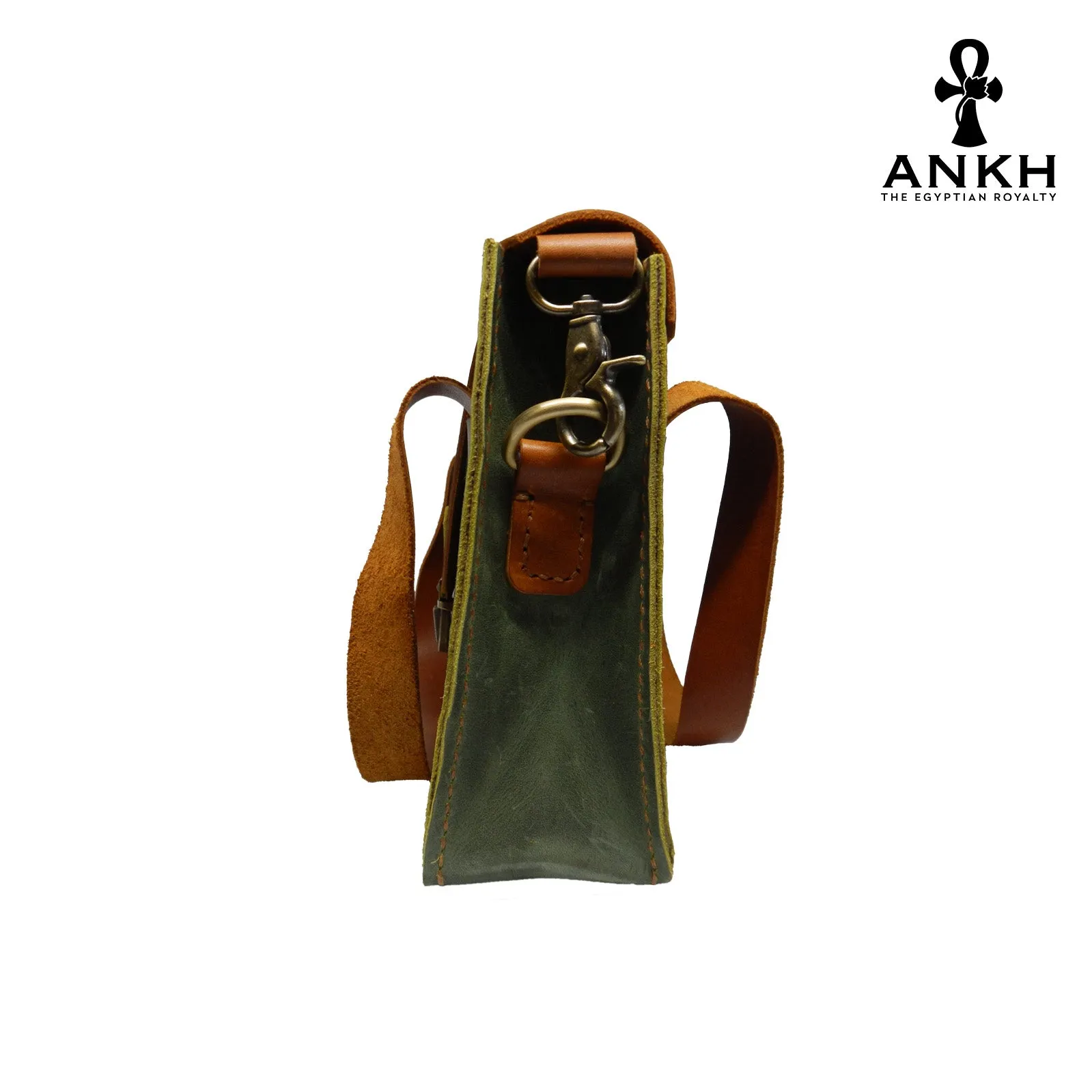 ANKH Hand-Made Genuine Leather Satchel Bag