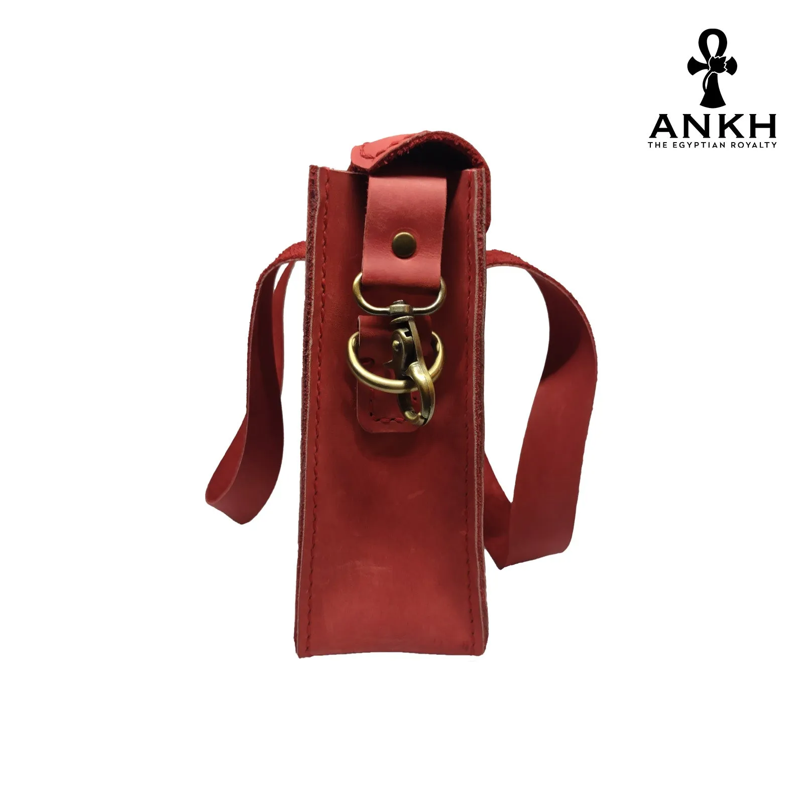 ANKH Hand-Made Genuine Leather Satchel Bag