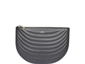 A.P.C. Logo Zipped Clutch Bag