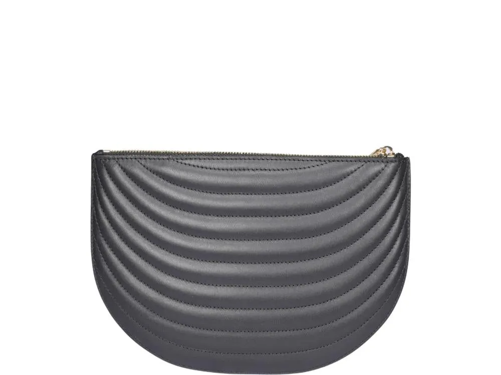 A.P.C. Logo Zipped Clutch Bag