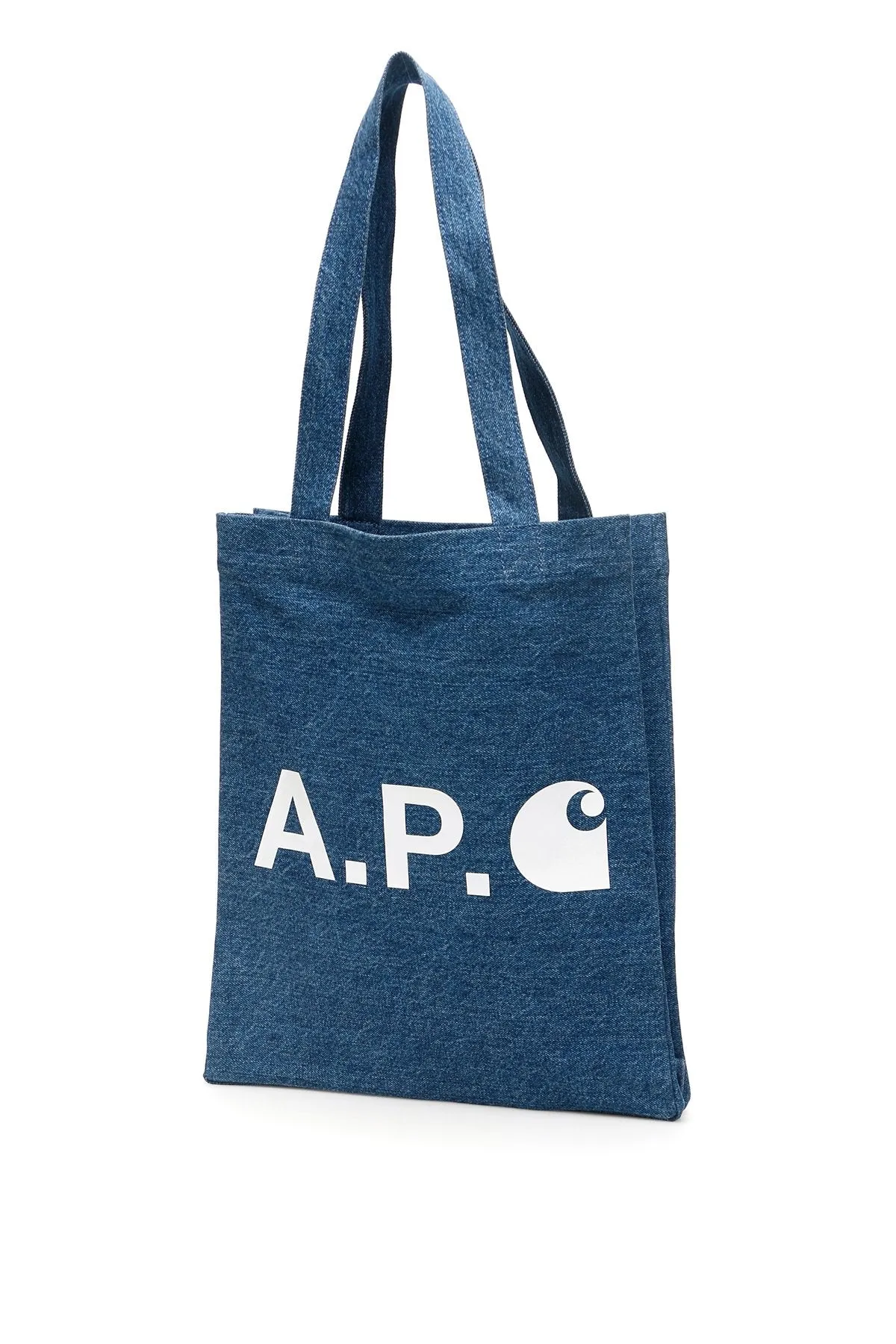A.P.C. X Carhartt WIP Logo Printed Tote Bag