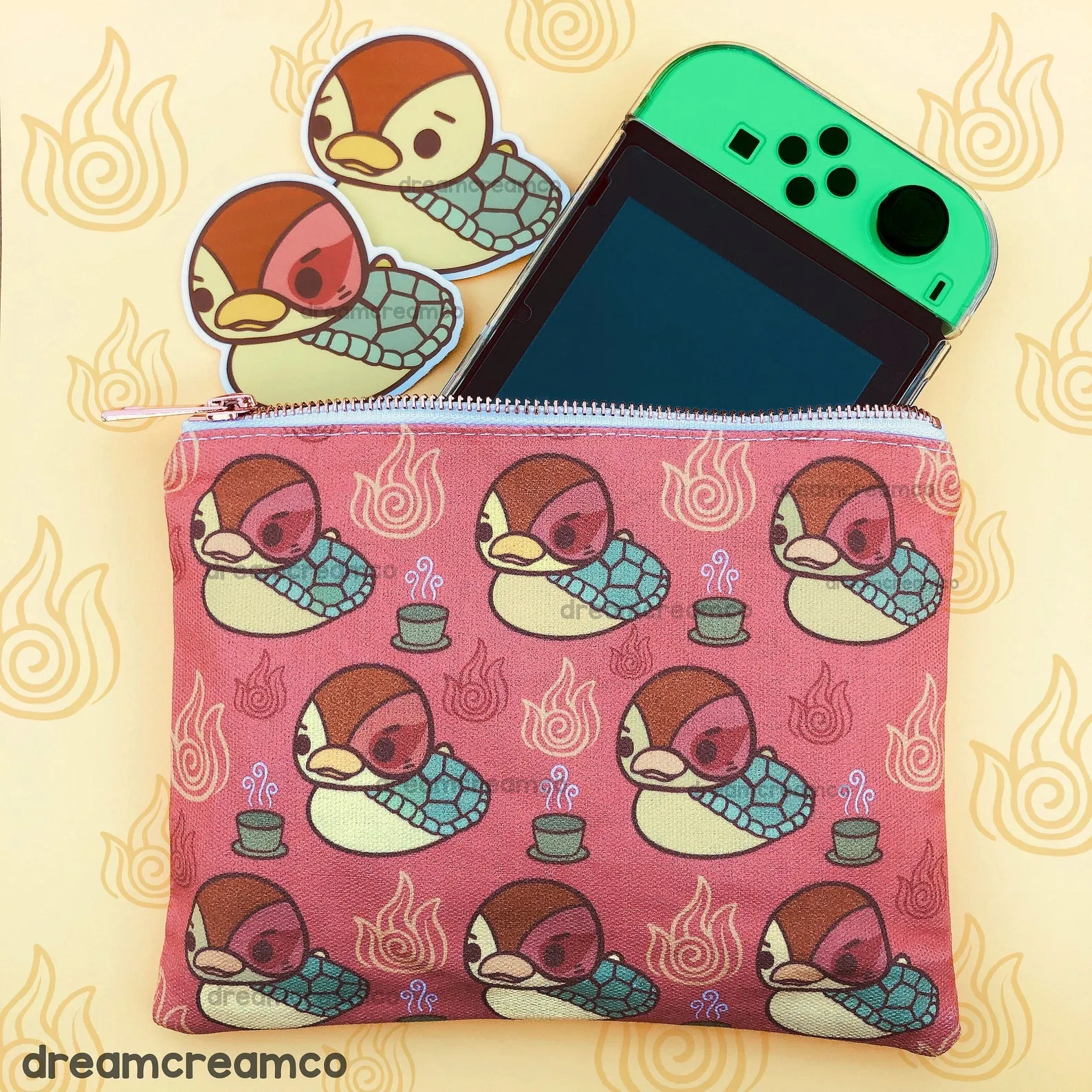 ATLA Zuko x Turtleduck Zip Pouch