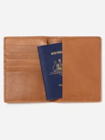 Atlas Passport Holder Almond