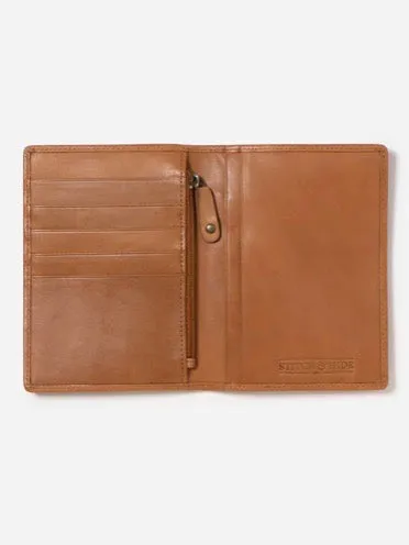 Atlas Passport Holder Almond