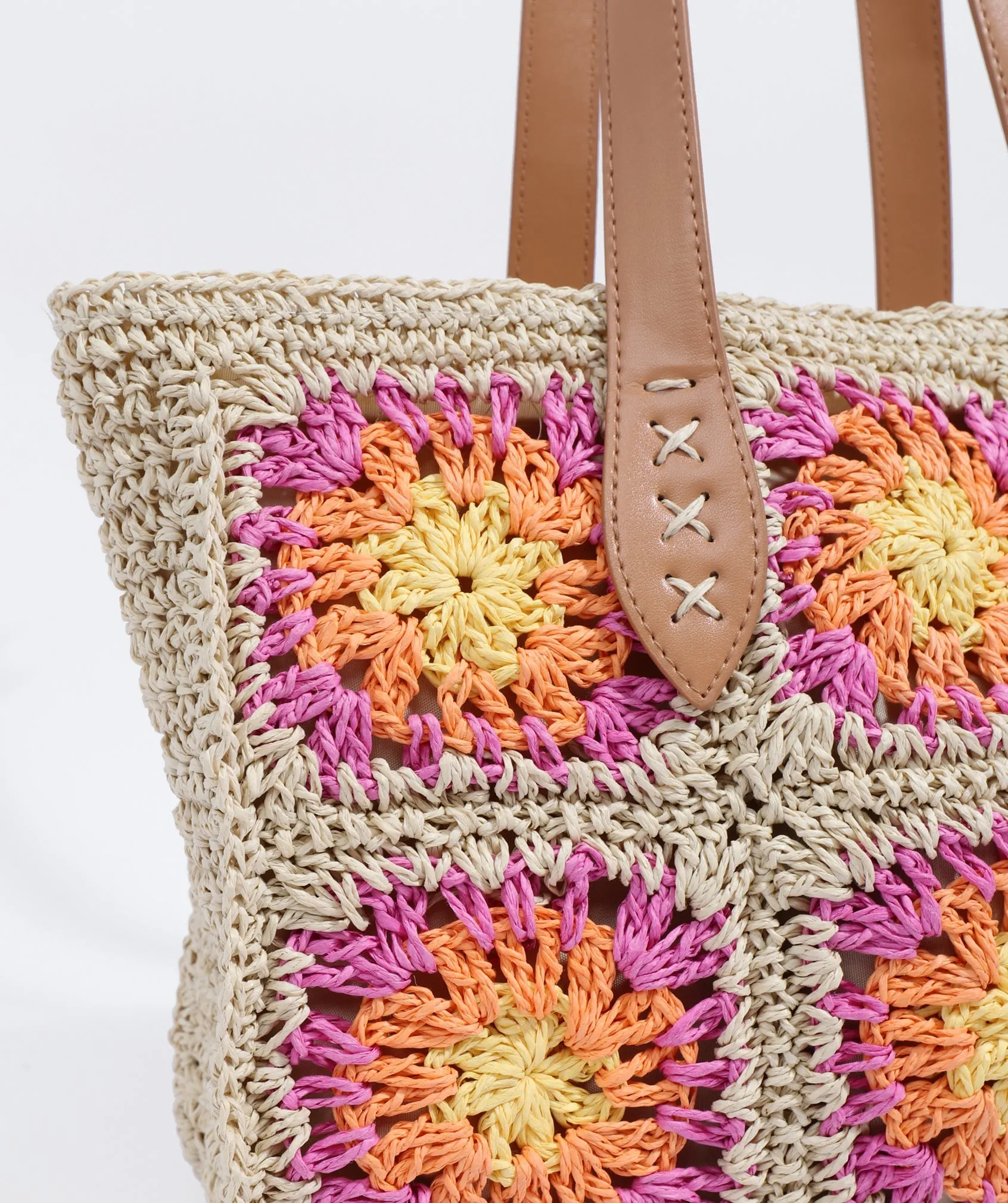 Aurora Bag - Sand/Pink