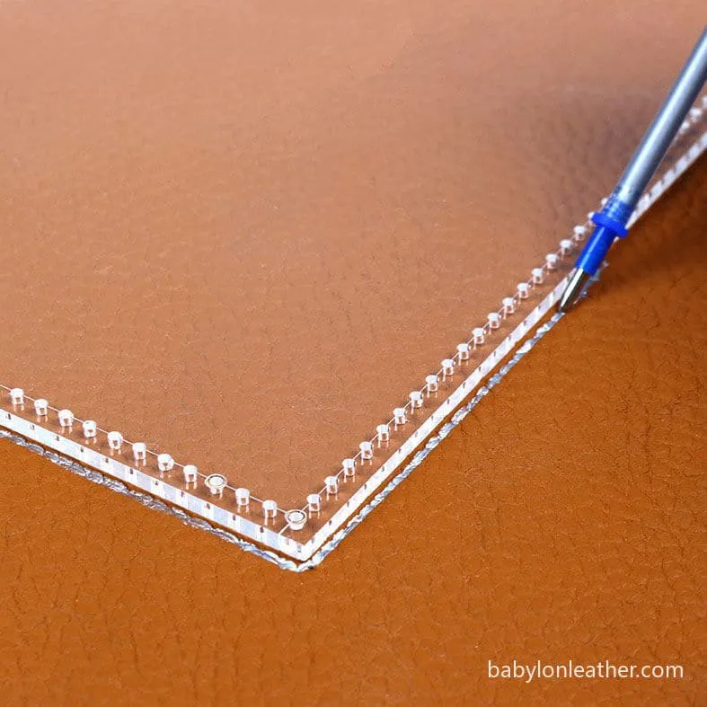 BABYLON™ Leather Card Holder DIY Making Pattern AAB-755