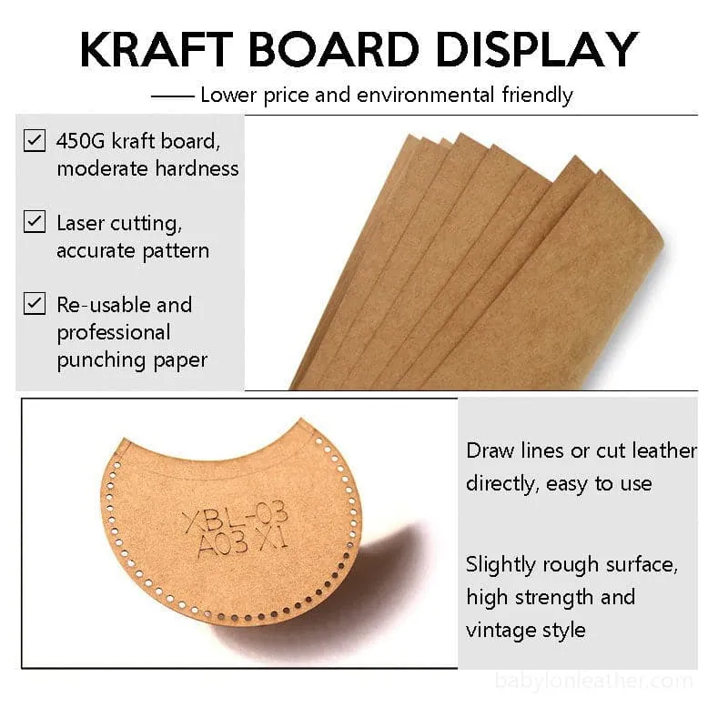 BABYLON™ Leather Card Holder DIY Making Pattern AAB-755