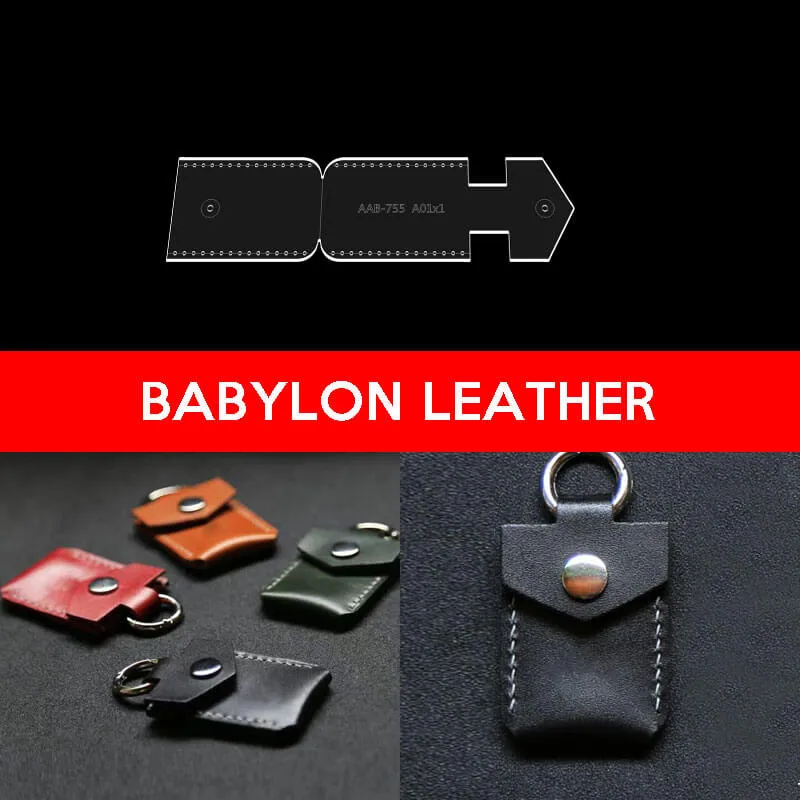 BABYLON™ Leather Card Holder DIY Making Pattern AAB-755