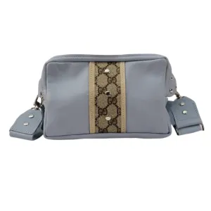 Bella Belt Bag In Chambray Leather | Upcycled GG