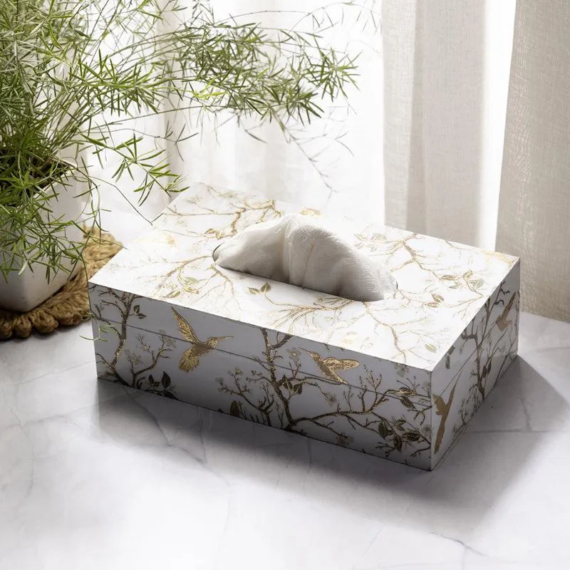 Bird Haven Handmade Tissue Box