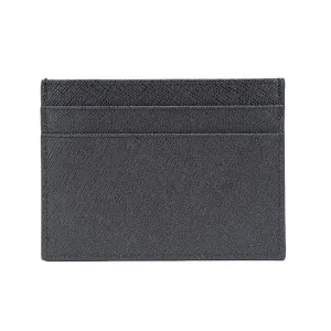 Black Grained Leather Card Holder 黑色真牛皮信用卡套 (CH19006)