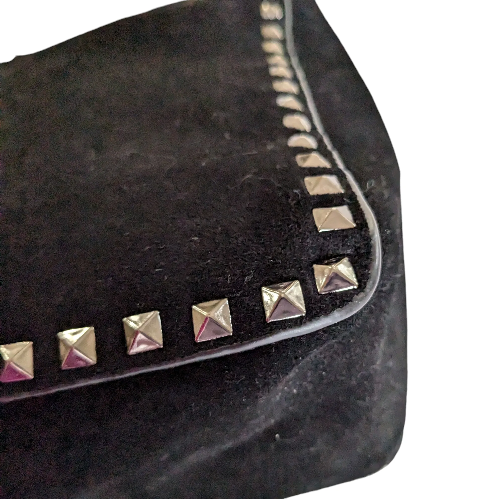 Black Suede Crossbody