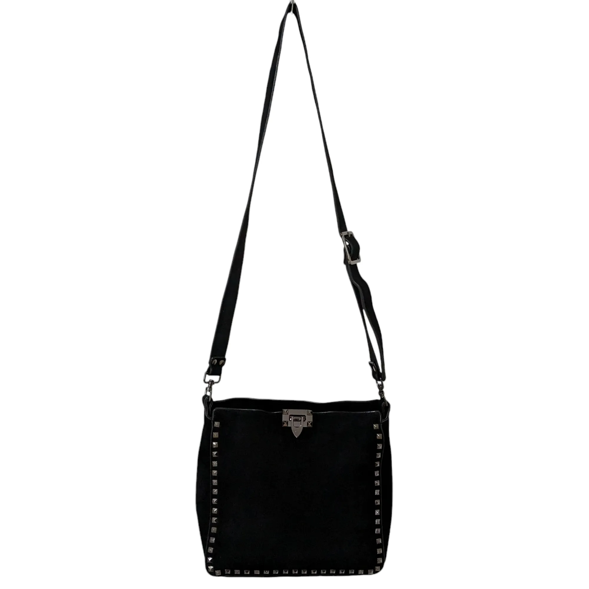 Black Suede Crossbody