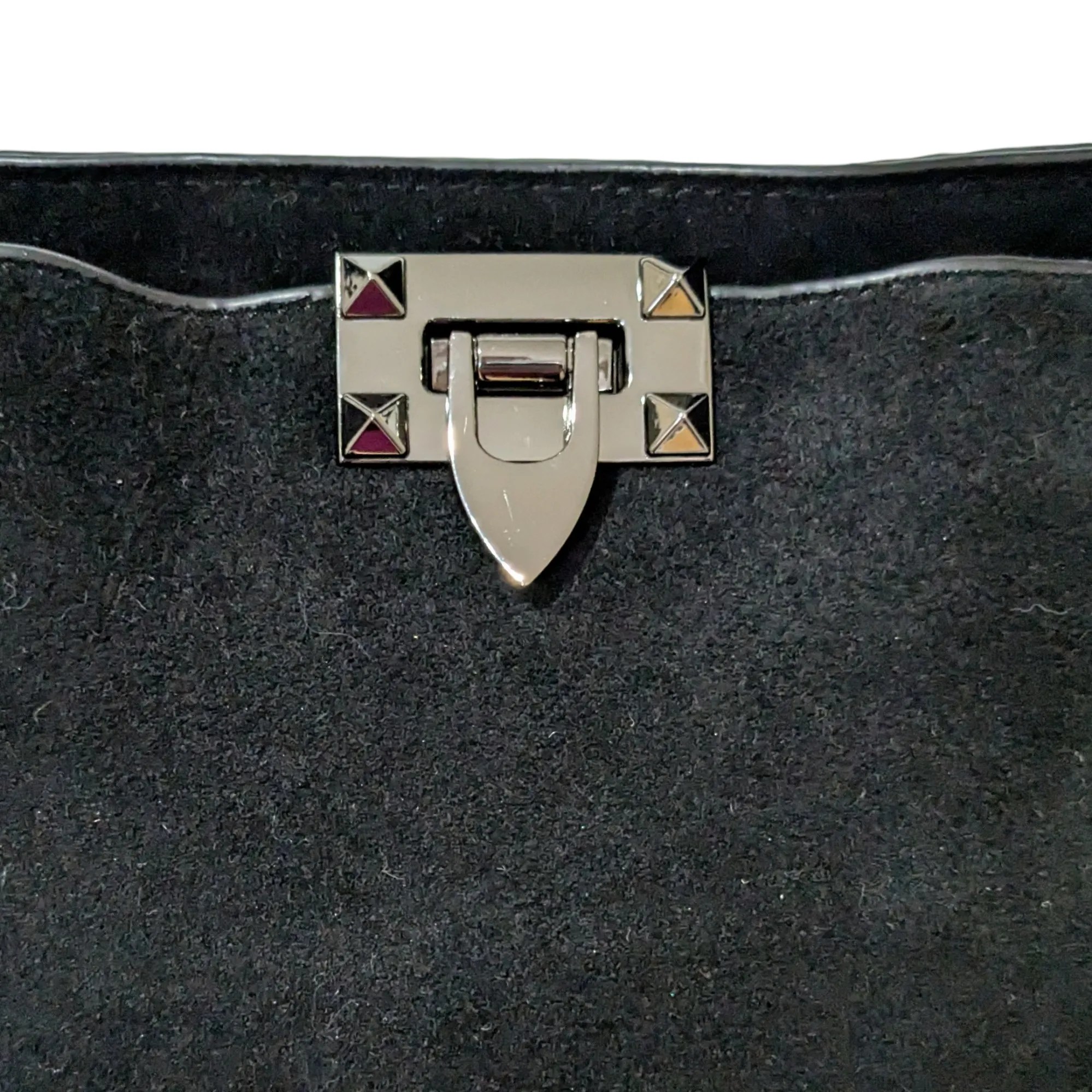Black Suede Crossbody