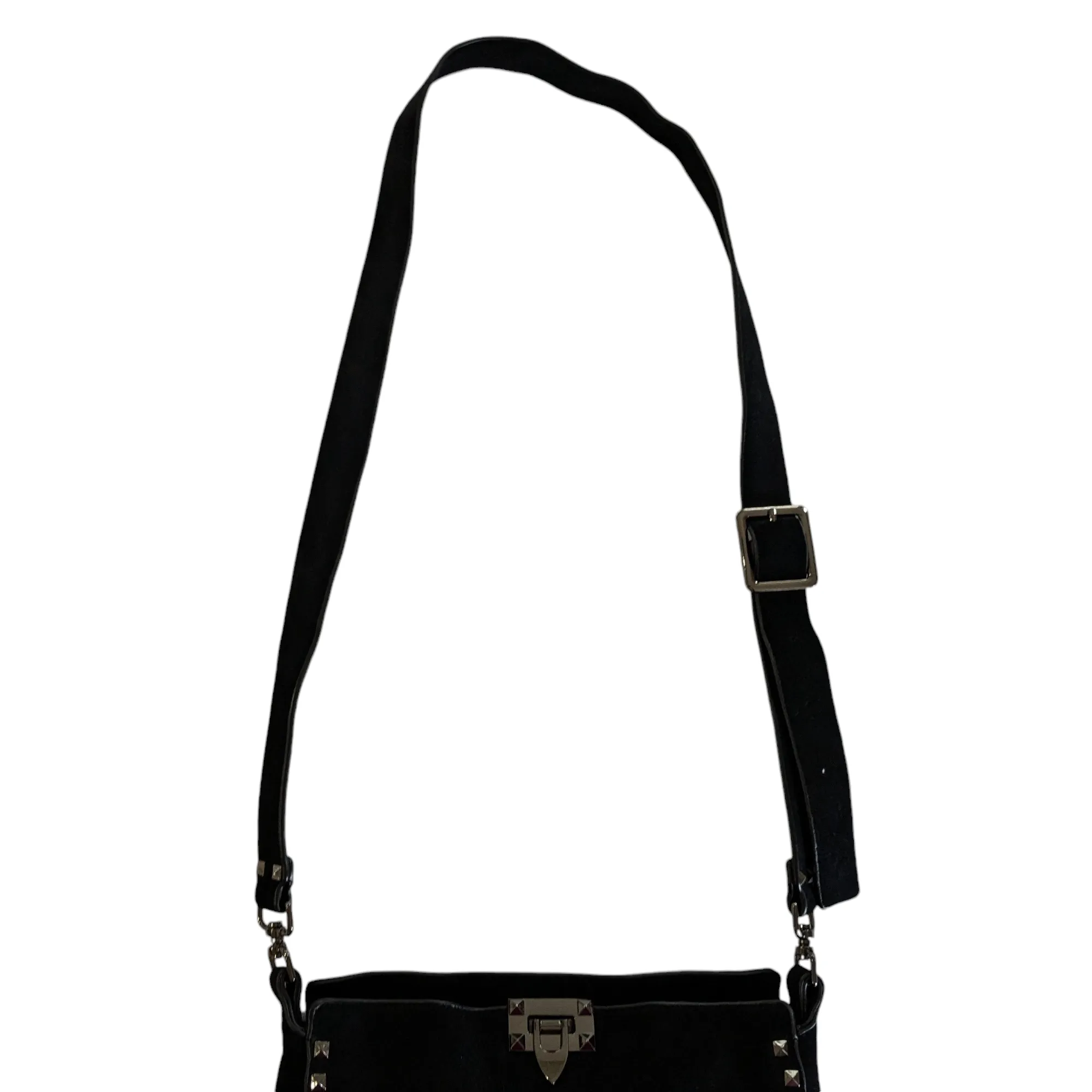 Black Suede Crossbody