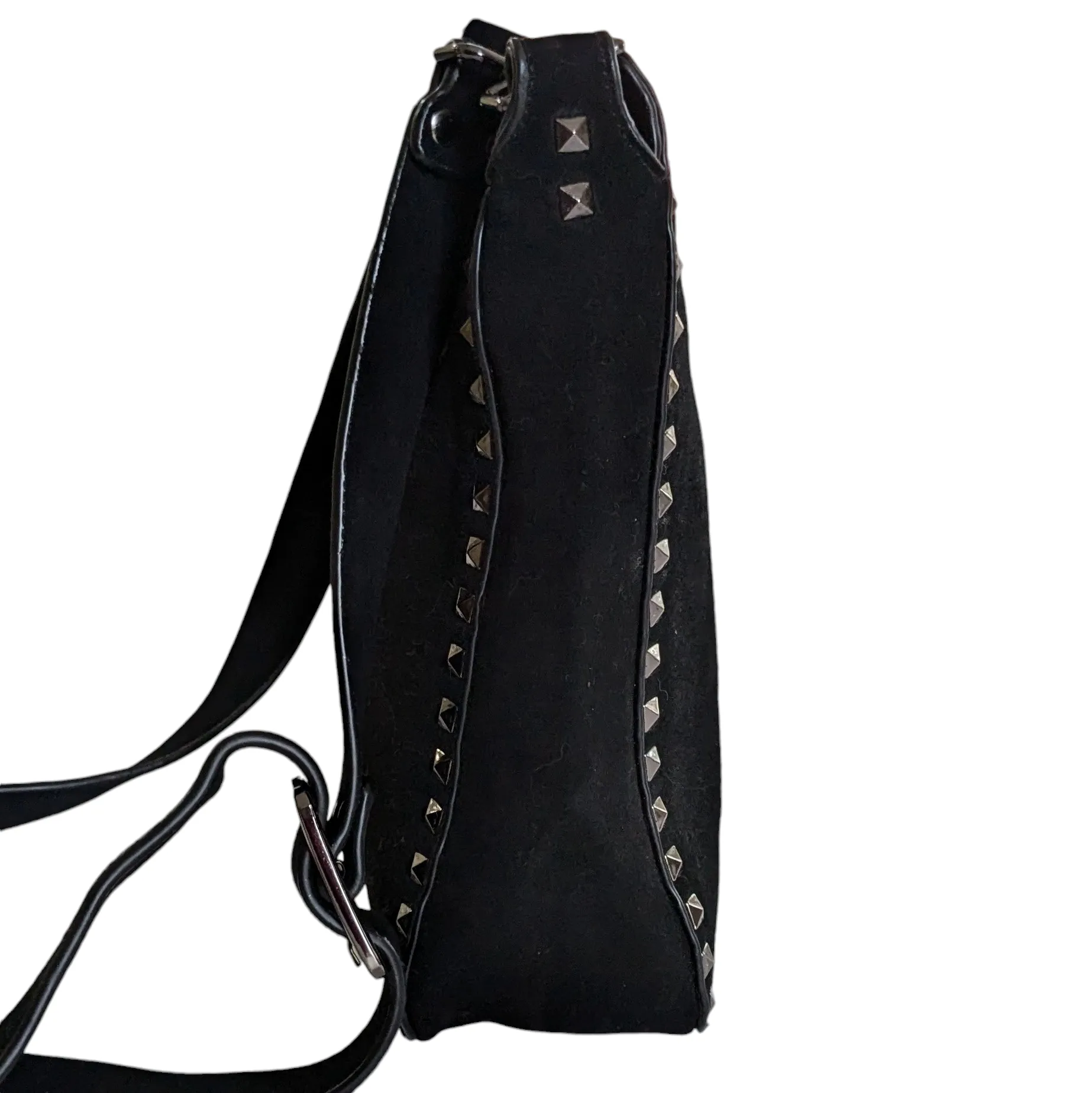 Black Suede Crossbody