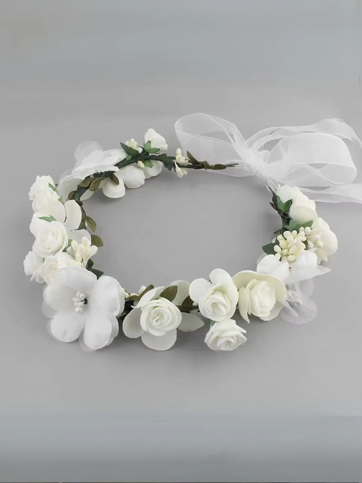 Blooming Roses Petal Flower Crown