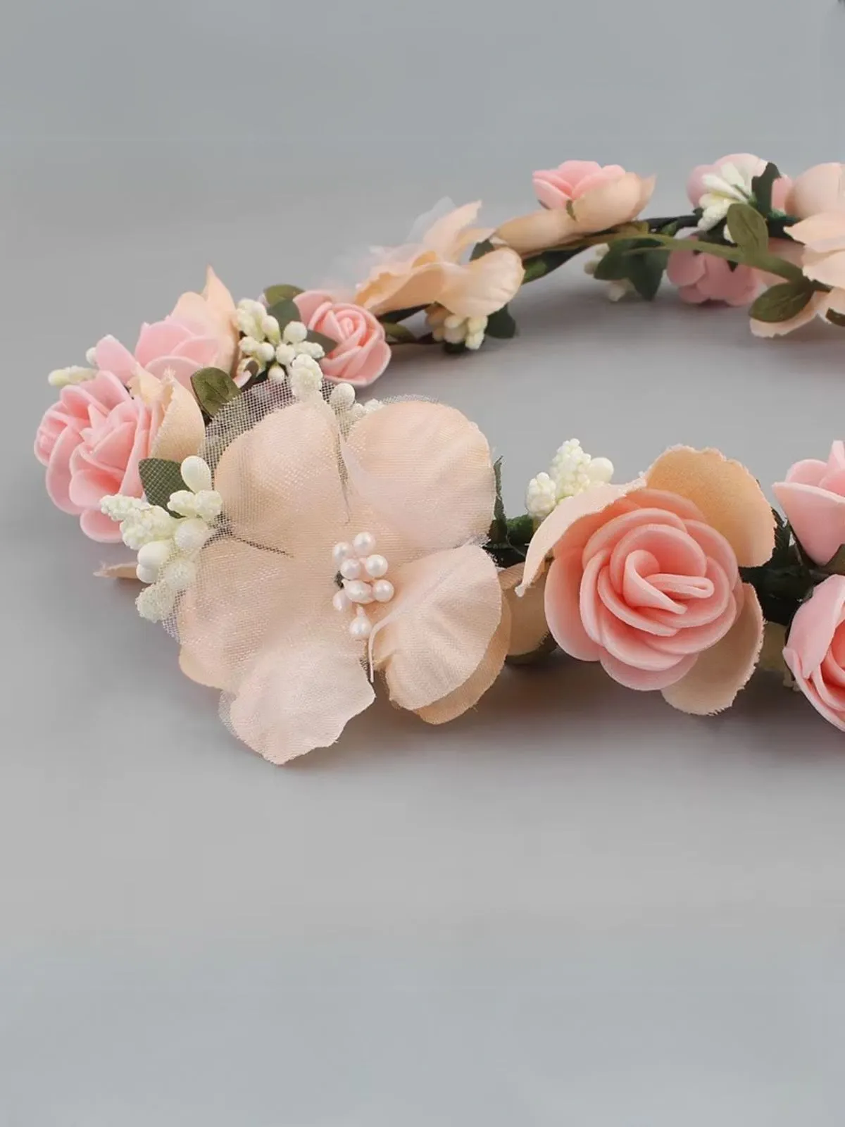 Blooming Roses Petal Flower Crown