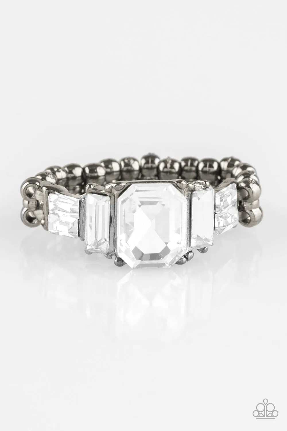 Born To Rule - Black Ring - Paparazzi Accessories