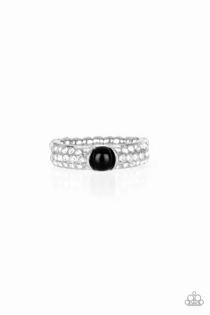 Brighten Your Day - Black Ring - Paparazzi Accessories