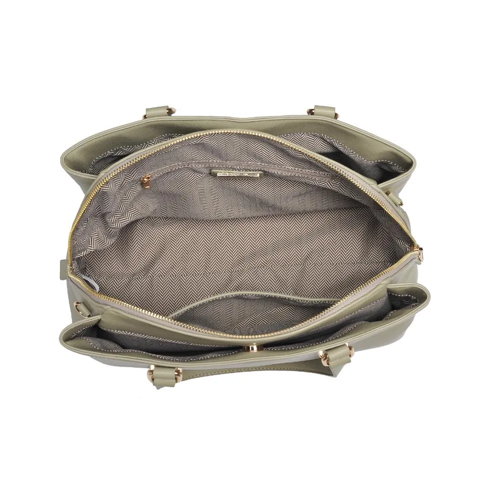 Cameron Satchel Handbag- Sage