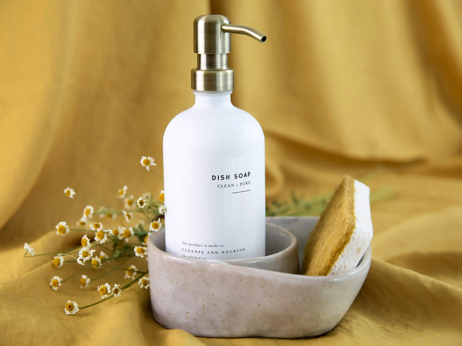 Camille Stoneware Bottle Tray