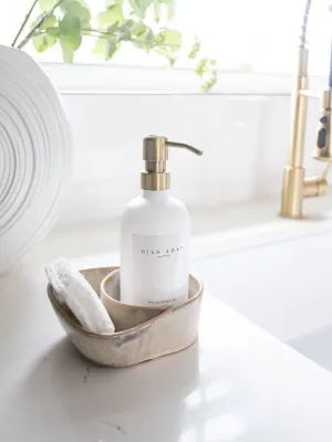Camille Stoneware Bottle Tray
