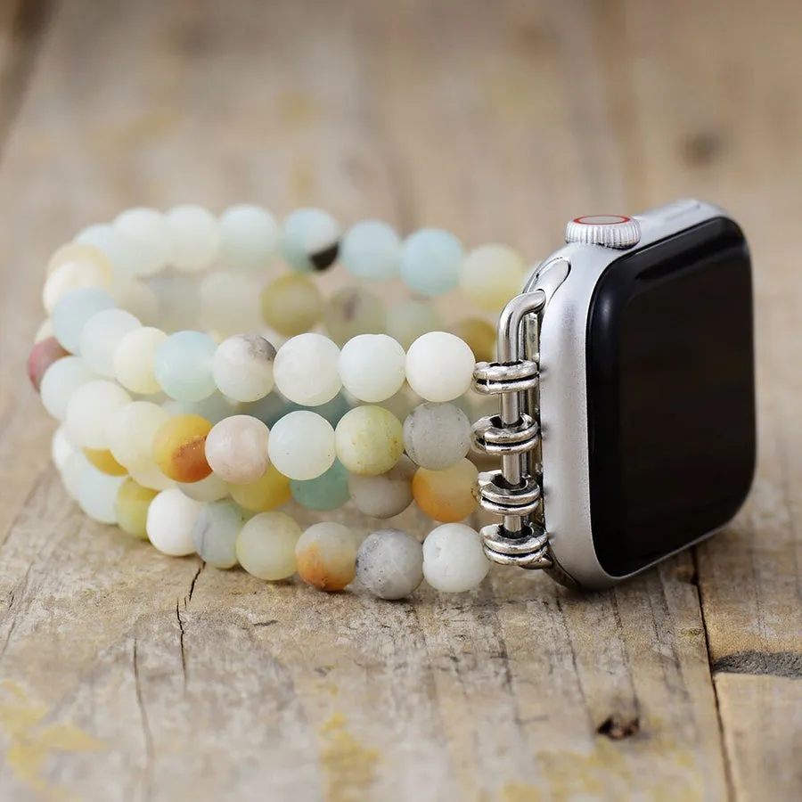 Cape Diablo - Apple Watch Strap, Stretch Amazonite Jasper