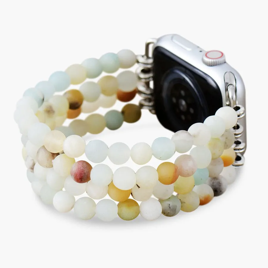 Cape Diablo - Apple Watch Strap, Stretch Amazonite Jasper