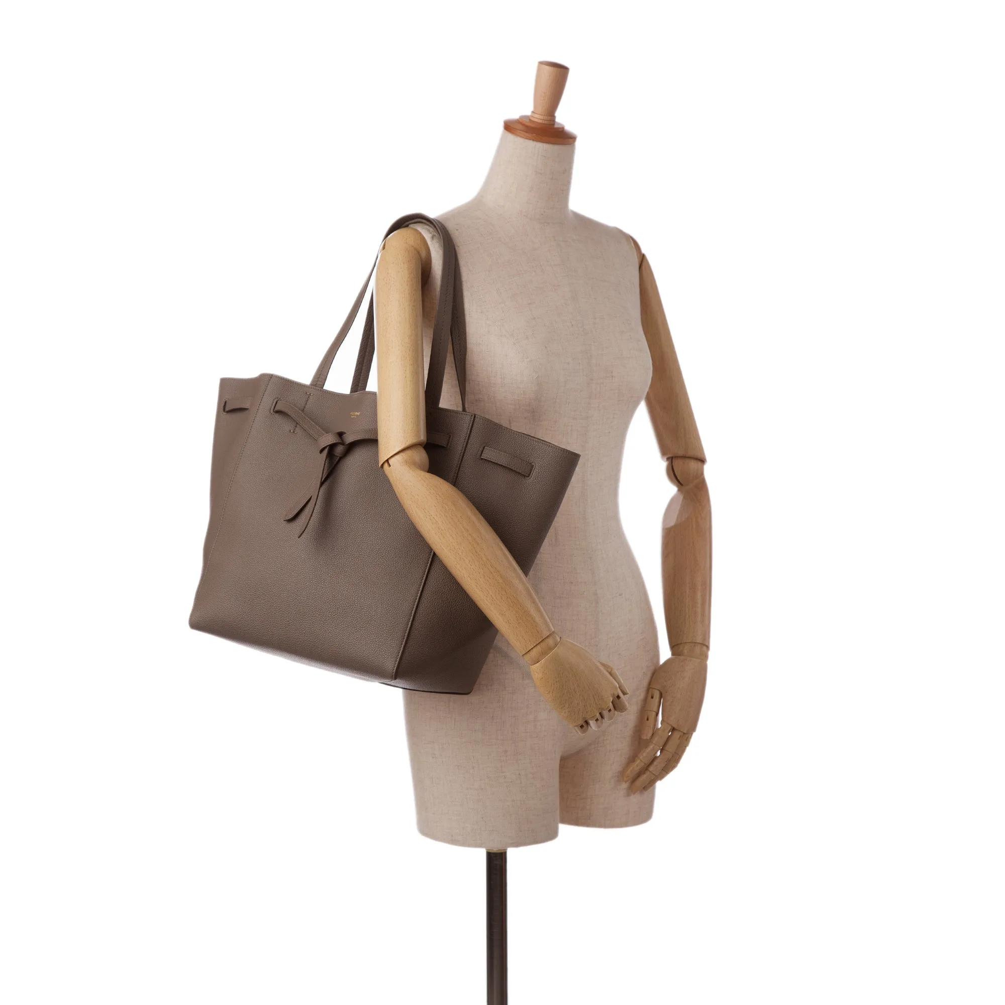 Celine Phantom Luggage Small Brown Calfskin
