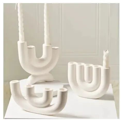Ceramic Candlestick Holder