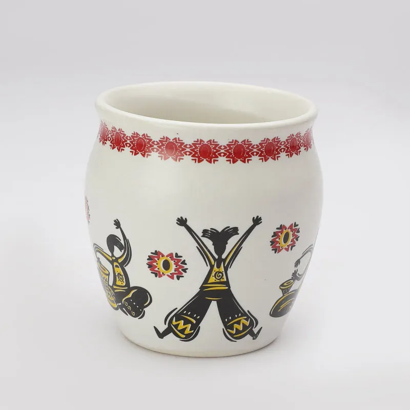 Ceramic Tribal Kullads | Set of 6