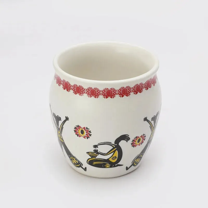 Ceramic Tribal Kullads | Set of 6