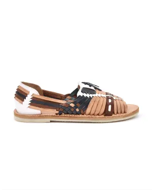 Chamula Uxmal Multi Tan Huarache